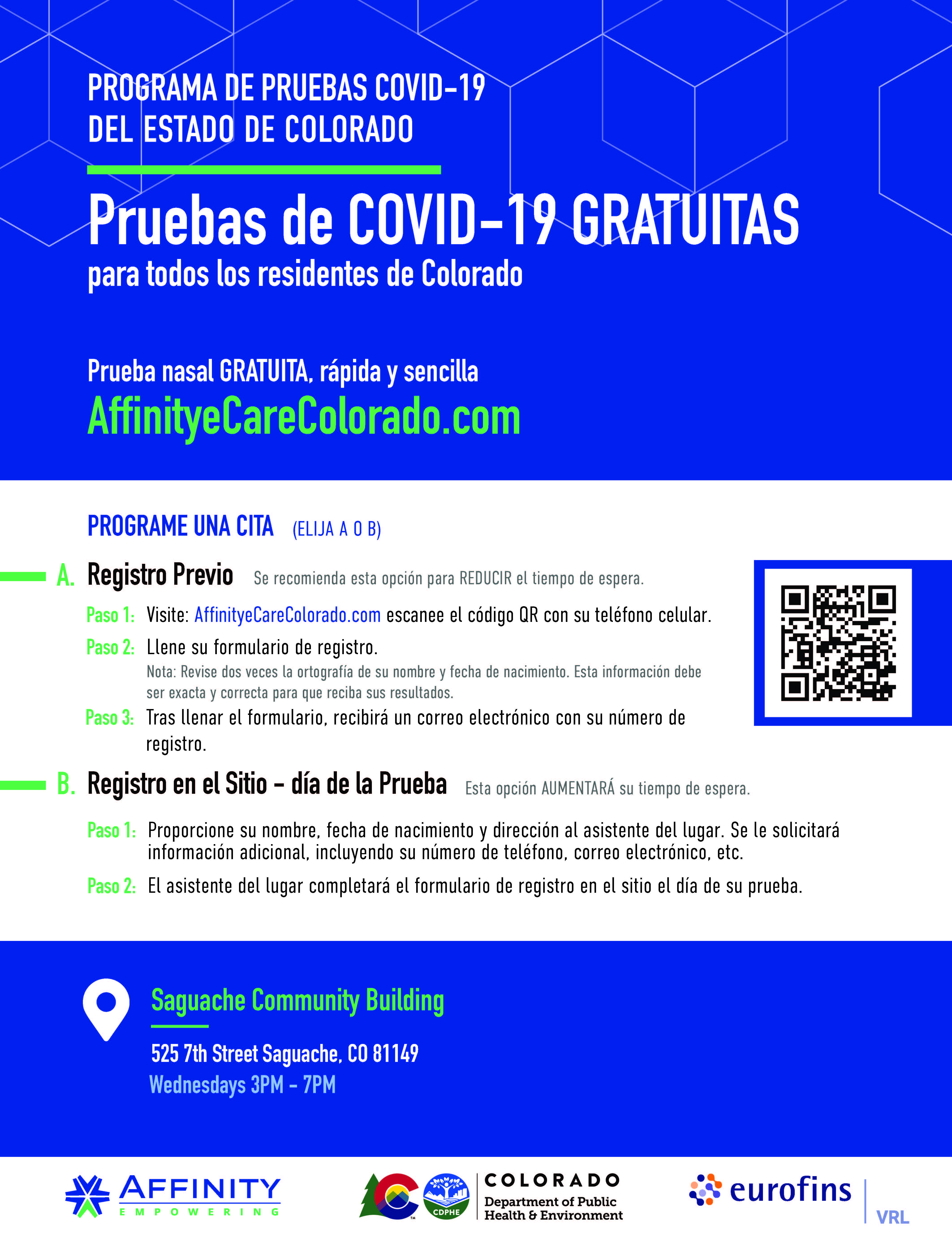 Covid Testing Flyer