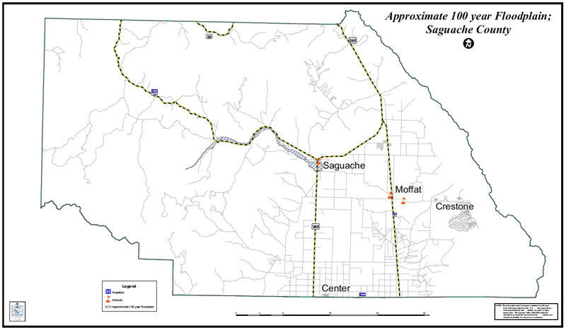 Saguache County Floodplain Map