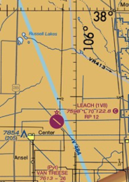 Tan Map of Leach Airport 