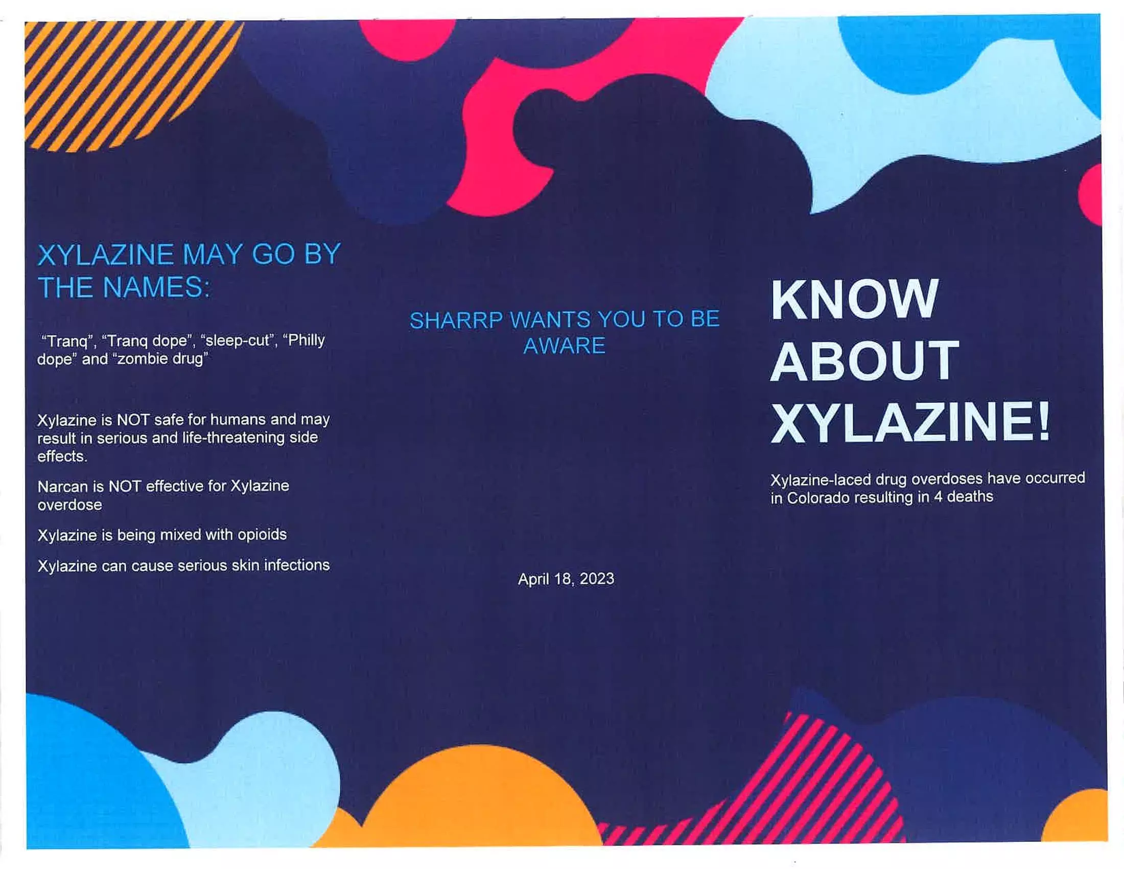 Sharps wants you to know about Xylazine