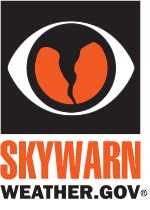 Skywarn® logo. A registered trademark of the National Oceanic and Atmospheric Administration, used with permission.